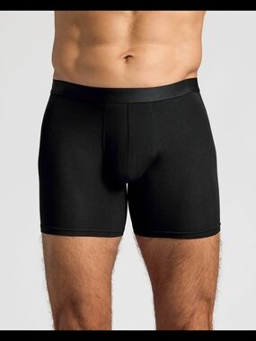 Men's Black Boxer Briefs – Supportive Everyday Fit